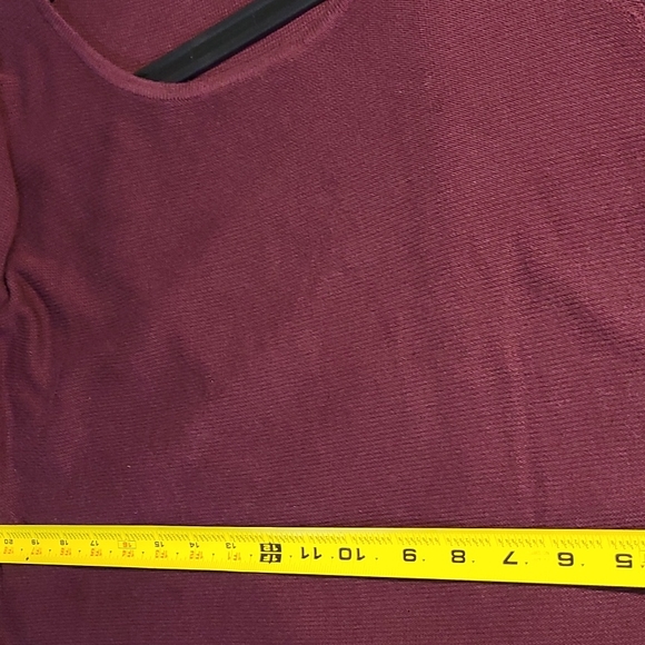 Vila large wine/burgundy sweater - Picture 4 of 5